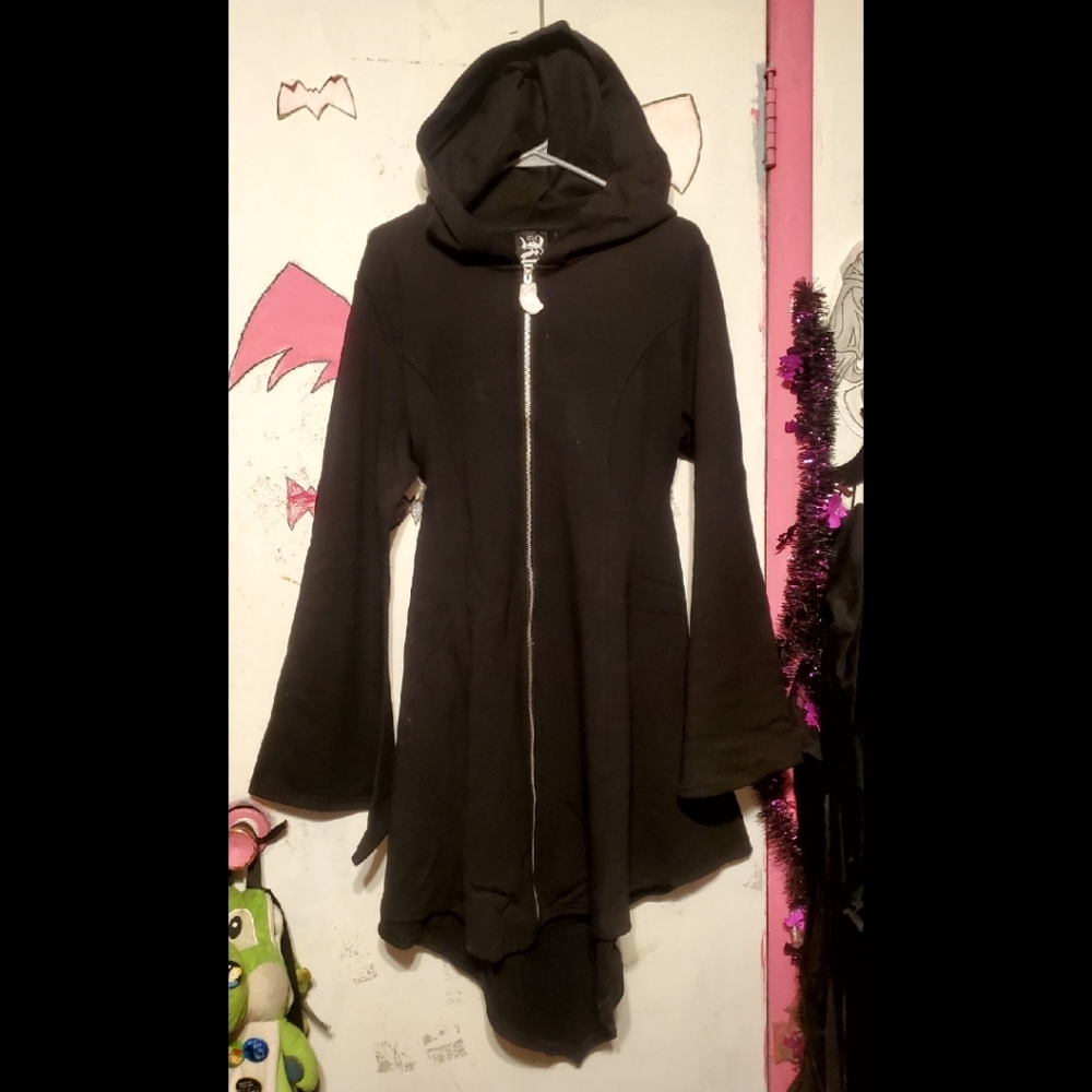 Killstar Deadly Caudron Witch Gothic Hoodie Jacket Hot Topic Dollskill Blackcraf - Picture 3 of 3